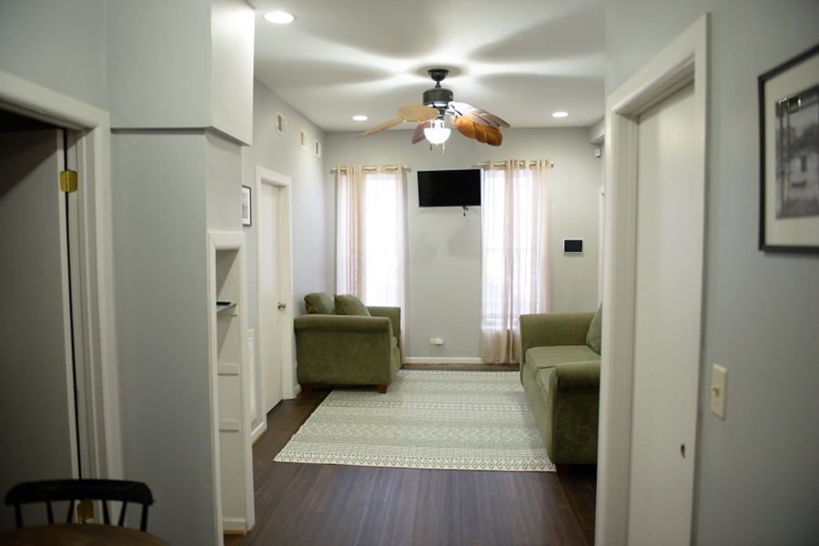 Living Room (view from Kitchen)