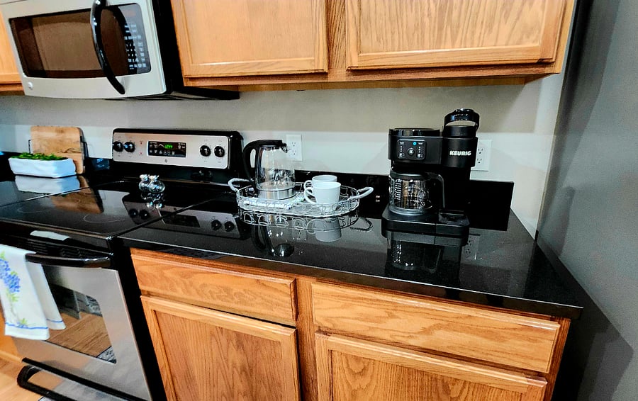 Appliances included, for a comfortable stay.