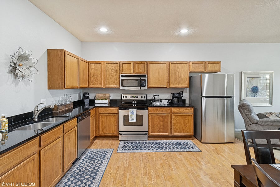 furnished kitchen