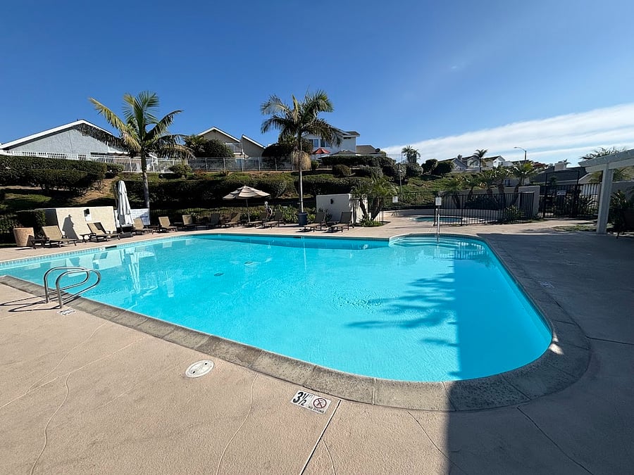 Community pool. 2 minute walk from the house