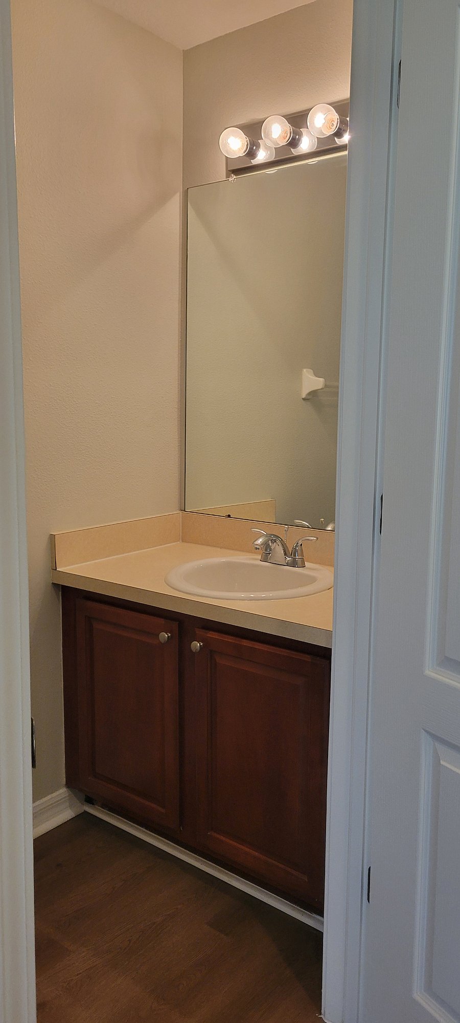 Half bathroom downstairs