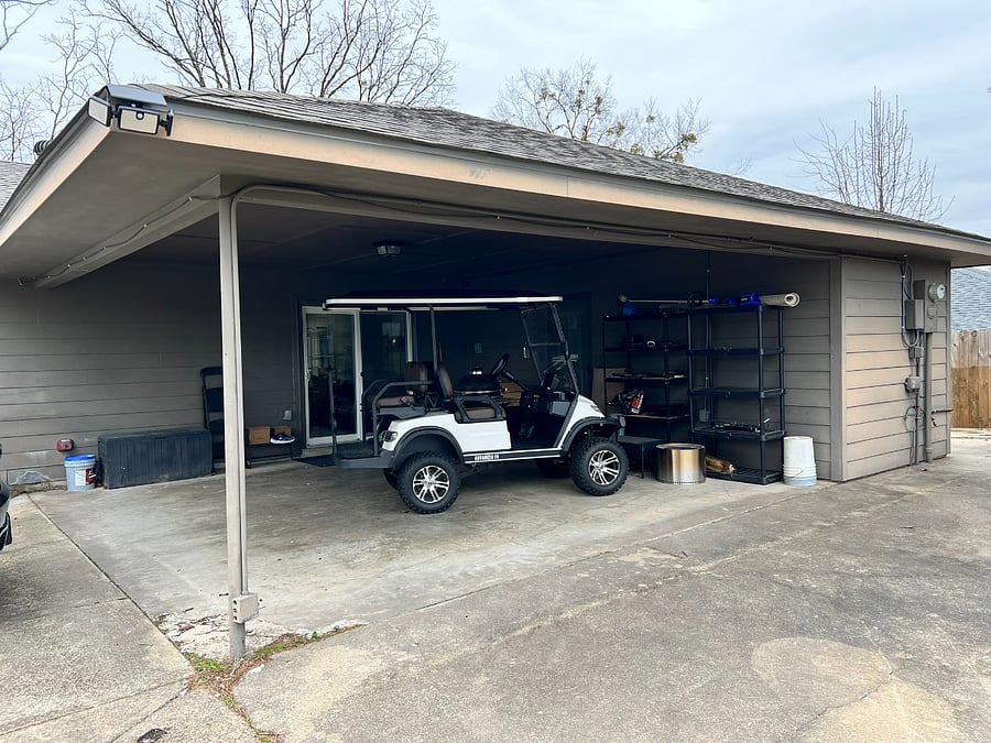Covered carport 