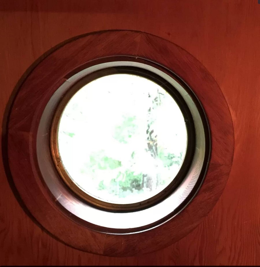 Craftsmanship of old-a ships window 