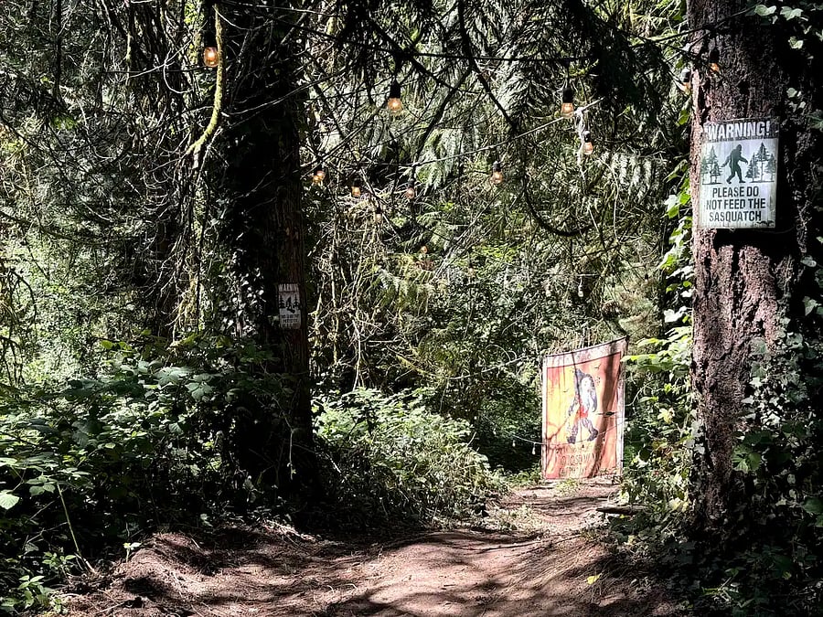 Fun Trail to suspension bridge. 