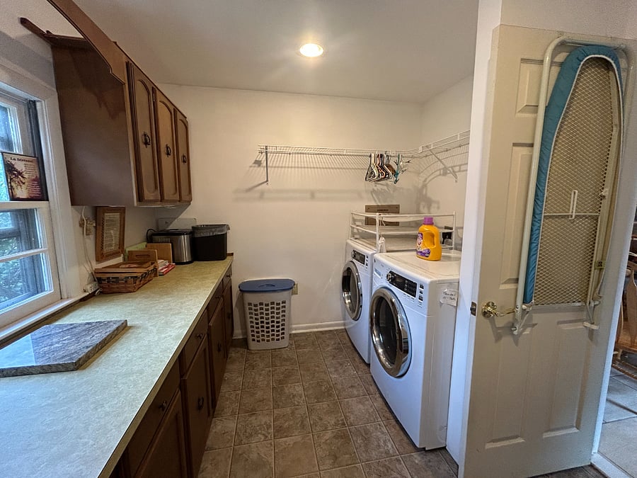 Laundryroom with washer and dryer