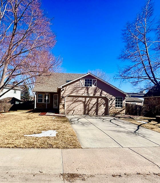 A large front yard with mature trees great you!  The two car garage, driveway, and street parking provide ample space.  One block from the elementary school and adjoining park are just some of the neighborhood features.  Lots of walking space for us and our pets, and a hidden part on the street adds more fun.