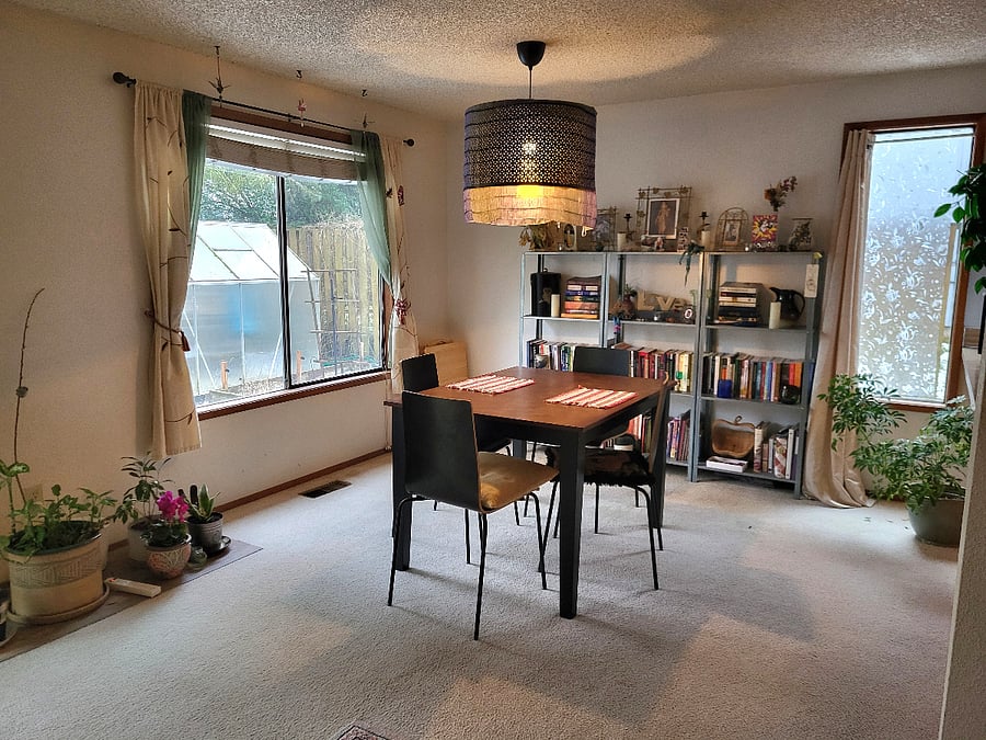 Downstairs dining room