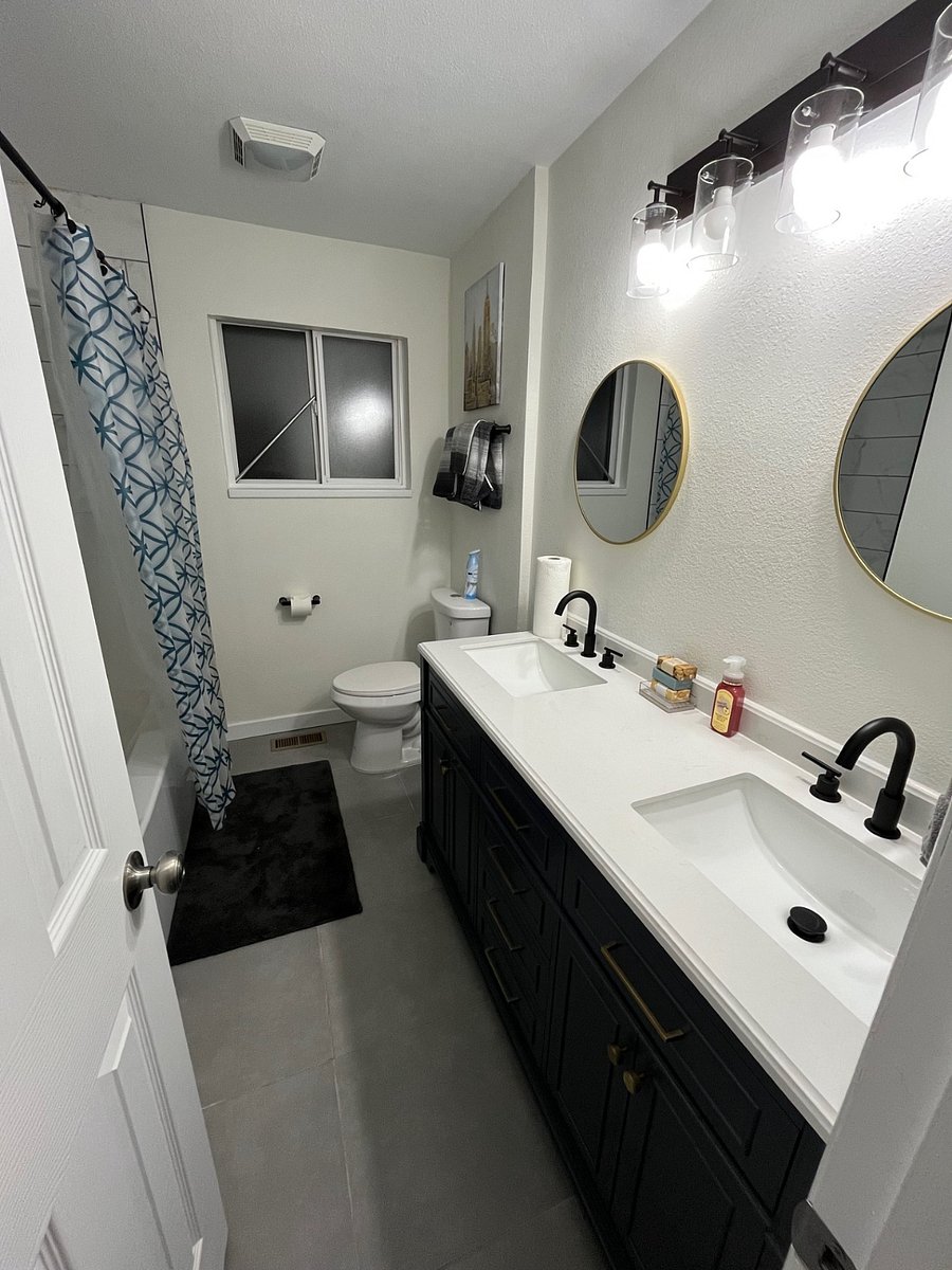 Remodeled Shared Bathroom
