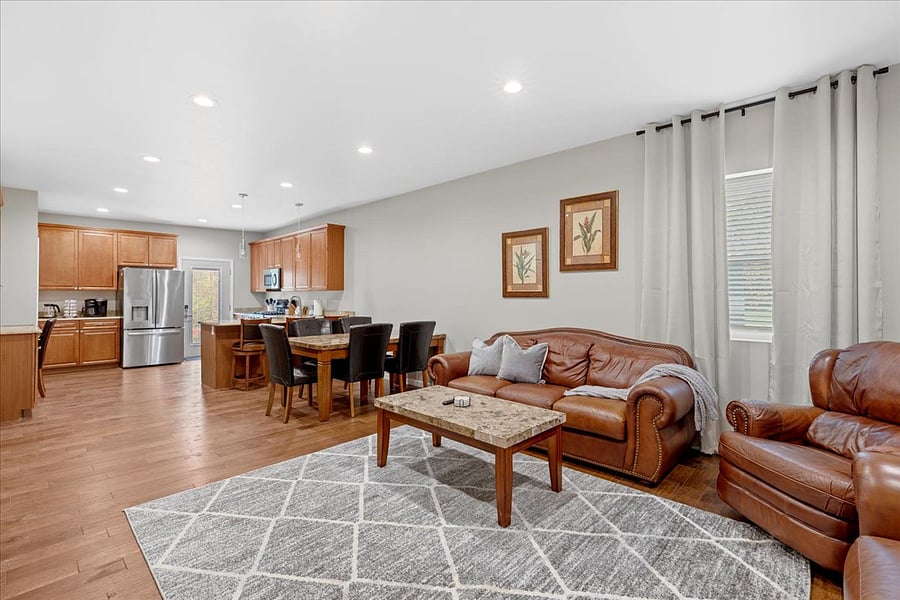 Open Floor plan - Kitchen, dining and living room