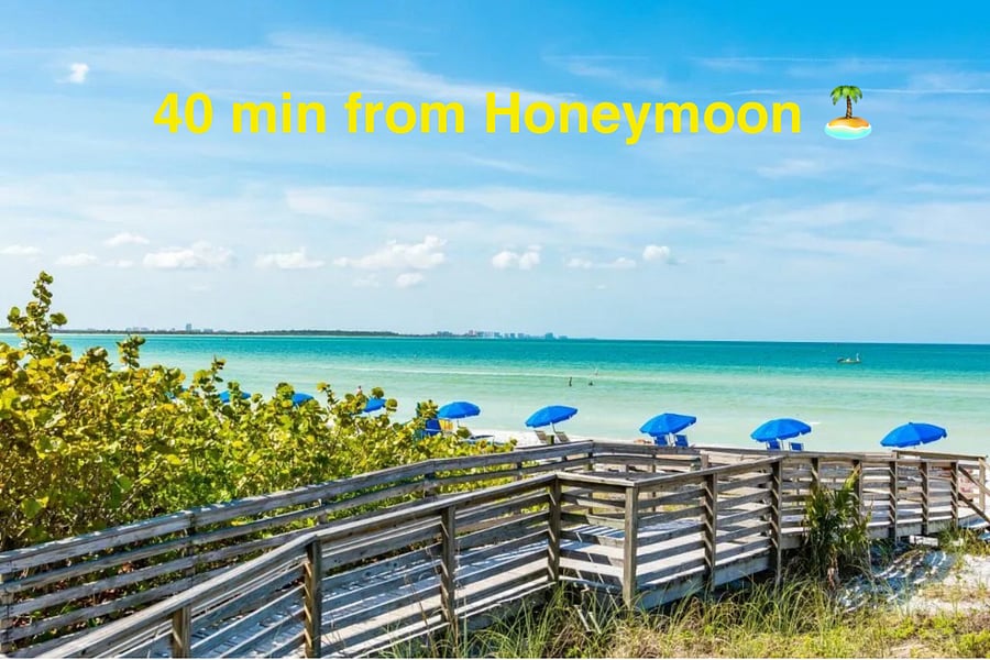 The Honeymoon Island is only 40 minutes away. 