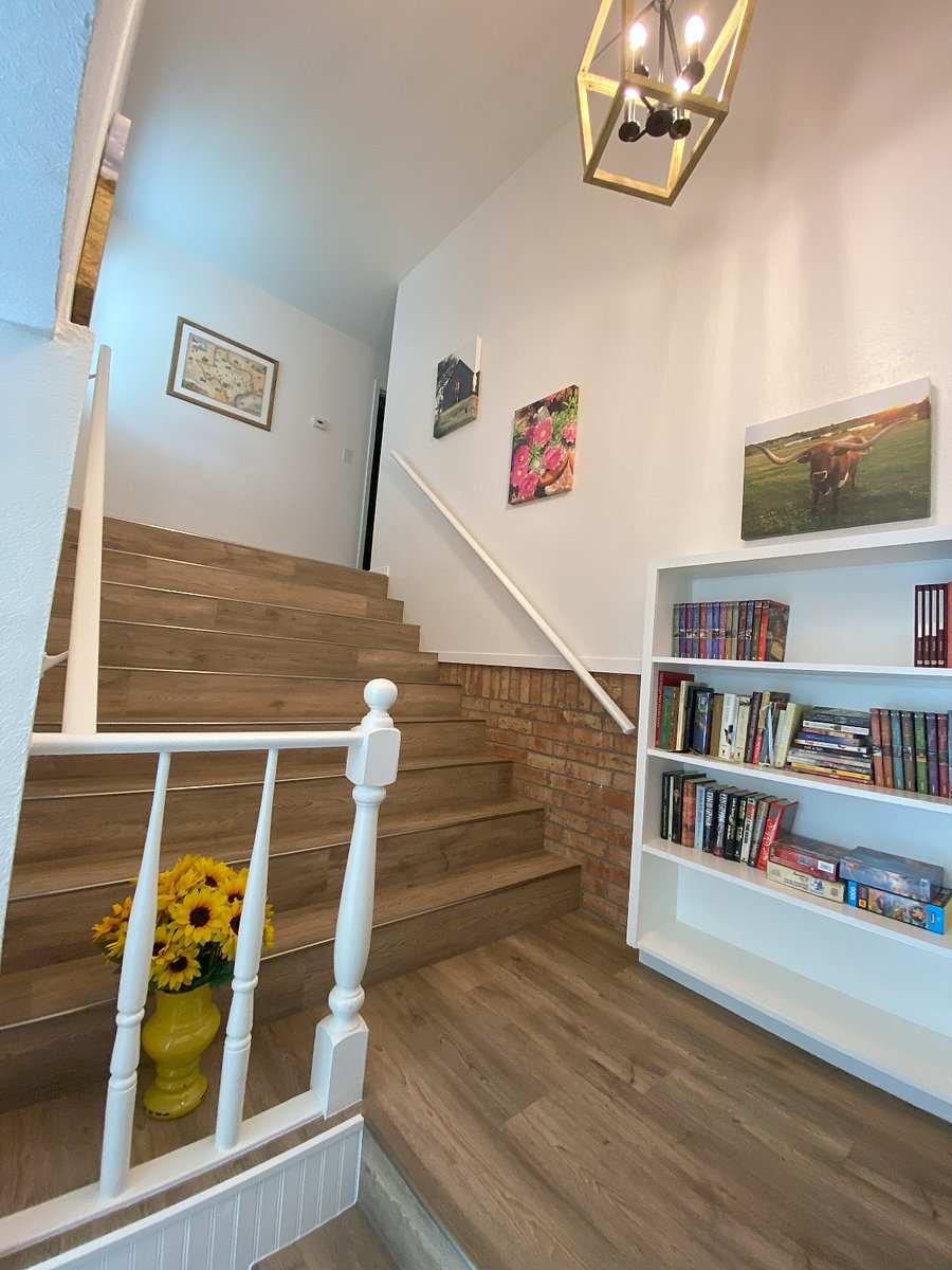 interior stairway to Loft Apt.
