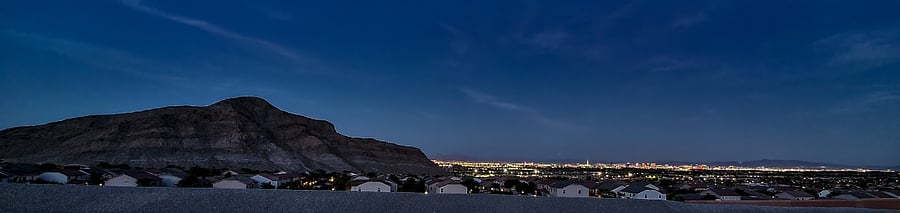 Spectacular views at Night of Lone Mountain just 1/2 mile away