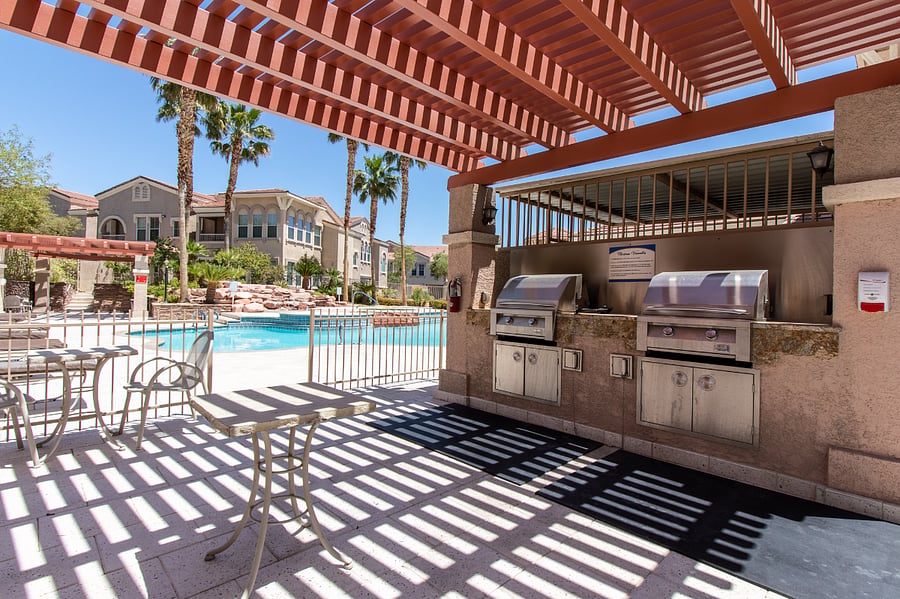 BBQ area to Grill and Chill