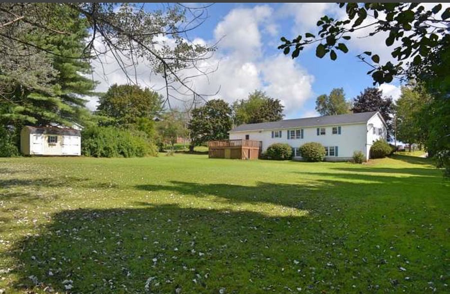 Shared yard with patio