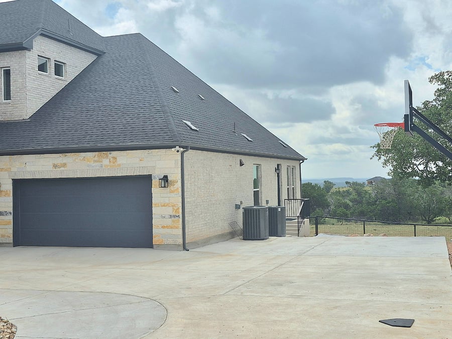 Entrance and Parking area to suite