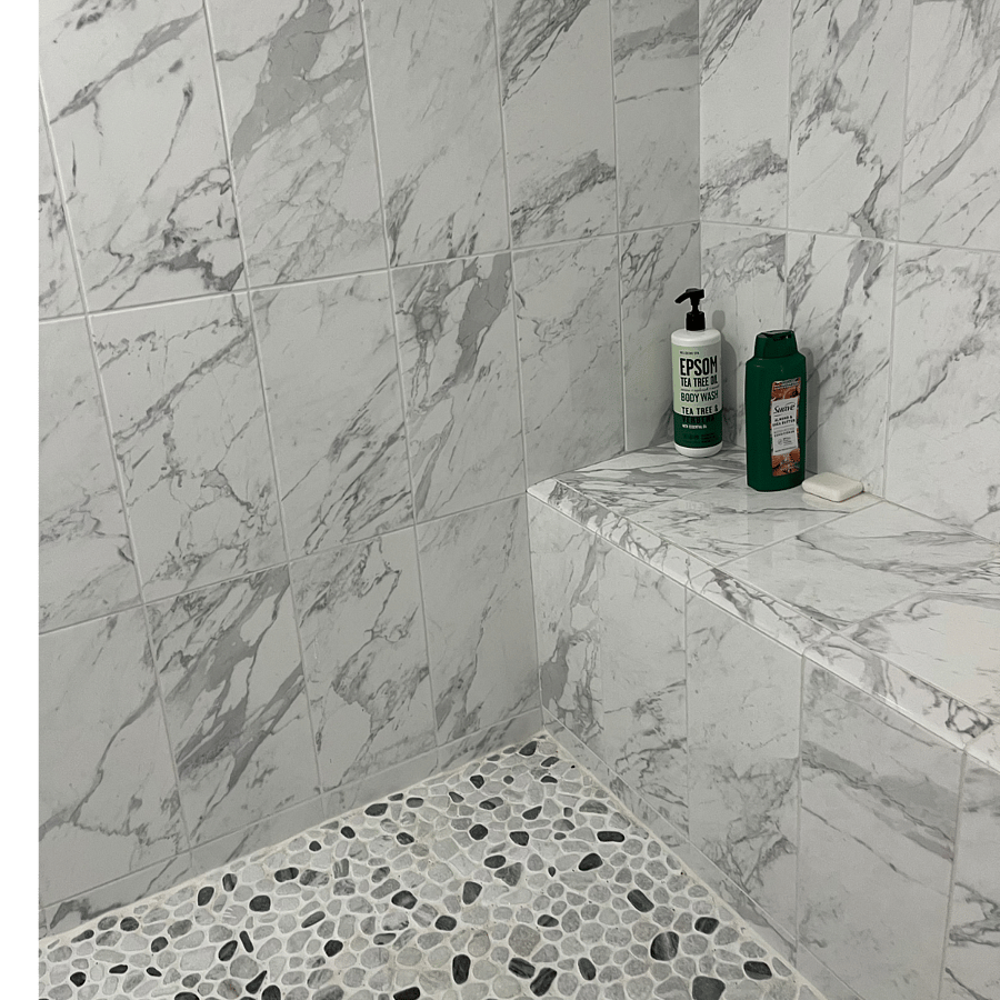 Bench in shower