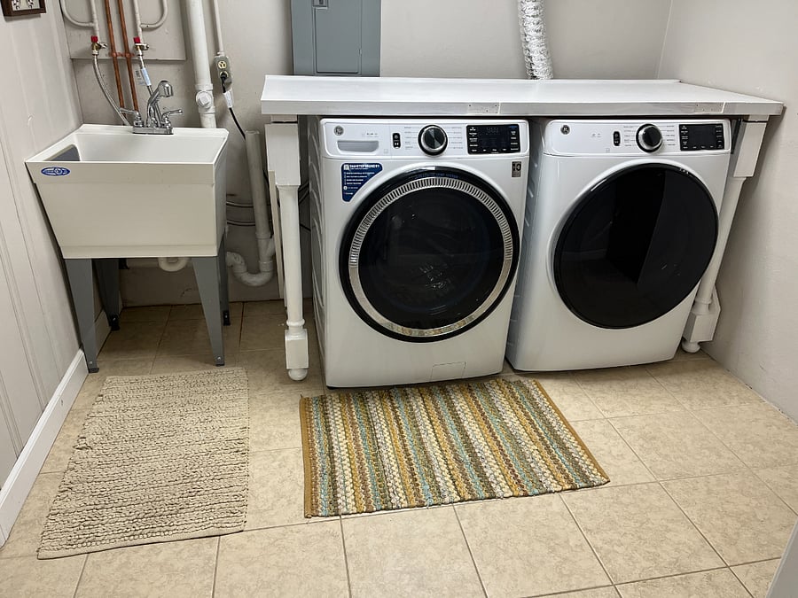 Owner will access the clothes washer/dryer once a week.