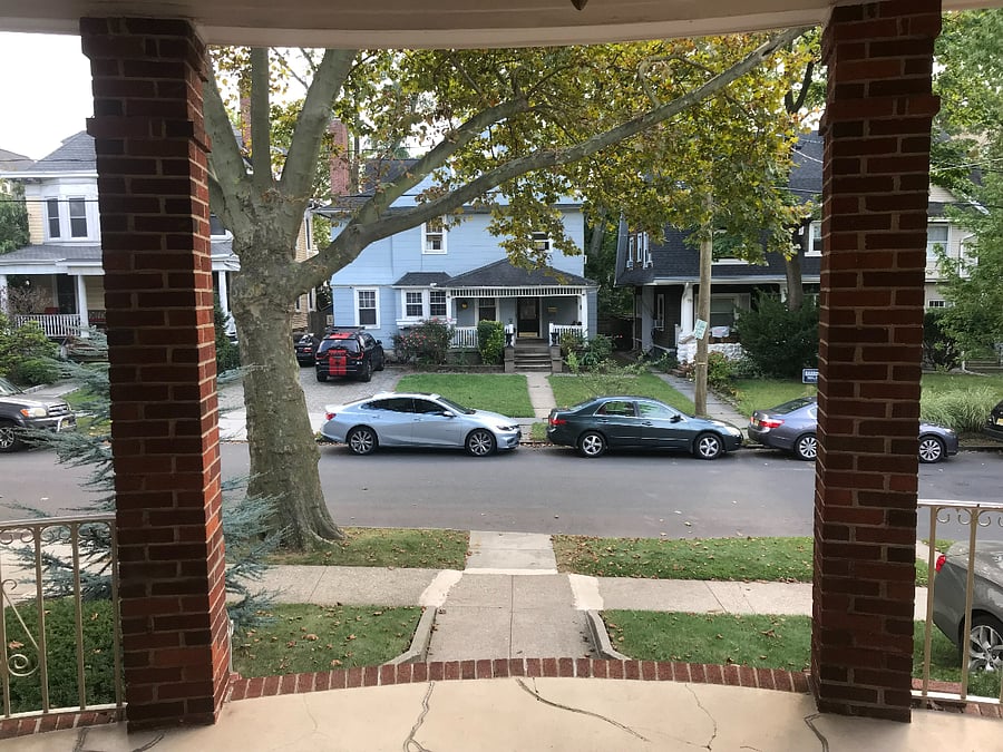 View from front porch