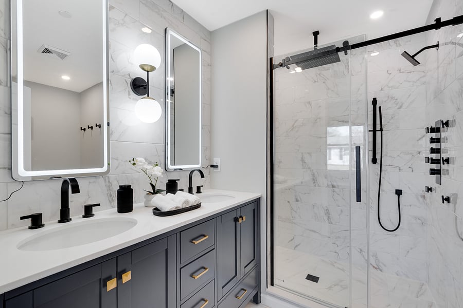 Bask in the tranquility of this newly designed ensuite bath your personal sanctuary. Featuring a spa-inspired shower, its the perfect place to unwind, rejuvenate, and refresh after a day of adventure.