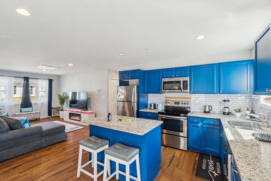 While cooking, effortlessly join in the family fun with the open-concept living space that keeps you connected to the action. Enjoy both the process of creating meals and the warmth of togetherness.