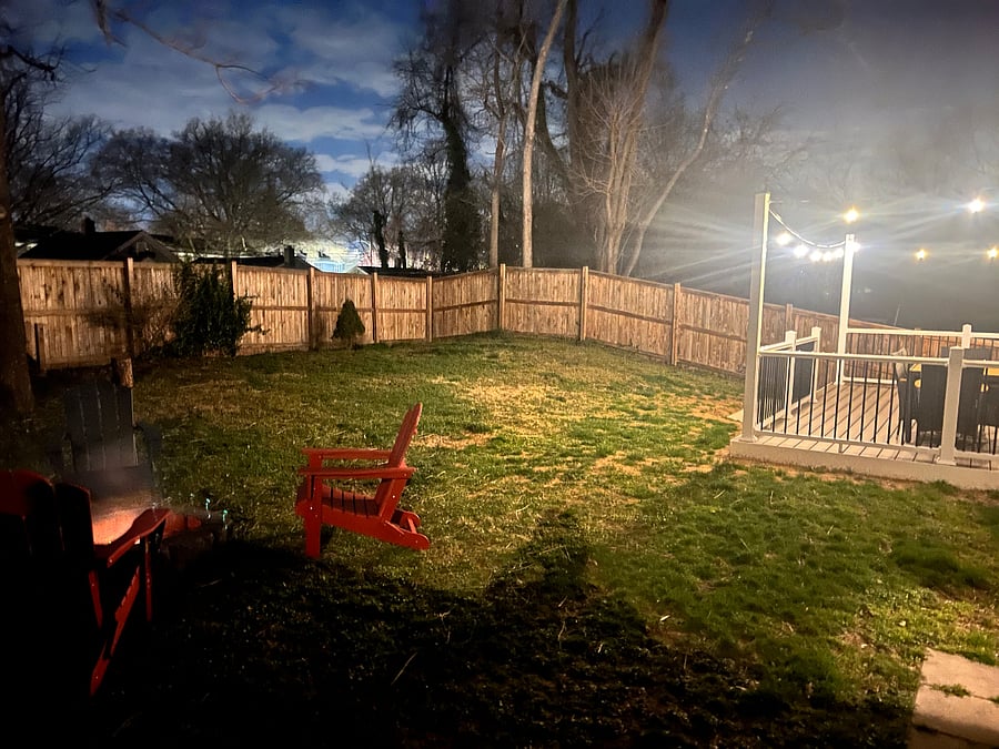 Make smores with the family while seating around the cozy firepit.