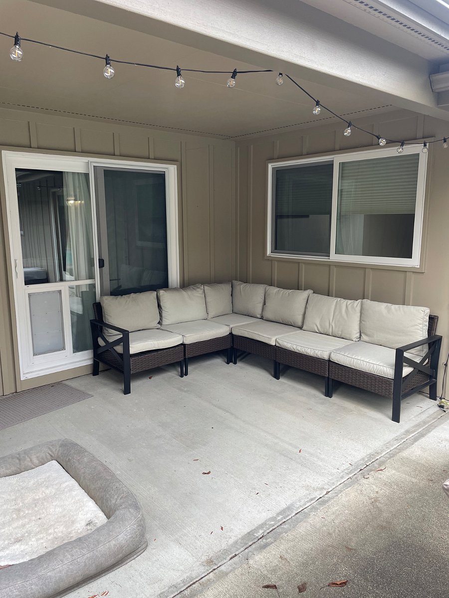 Sitting area outside