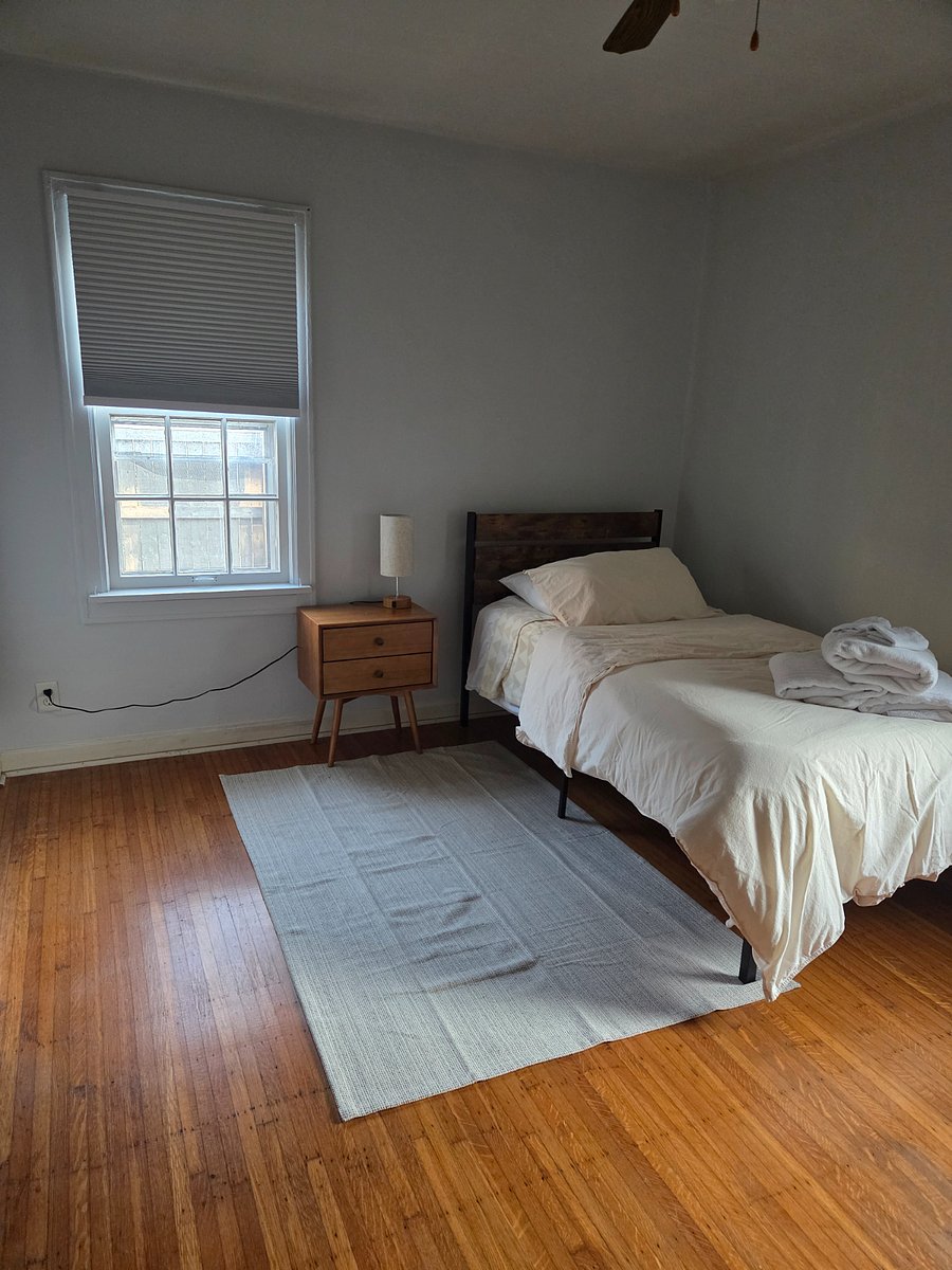 Main Floor Bedroom allows for 2 twins, a double or one twin with desk