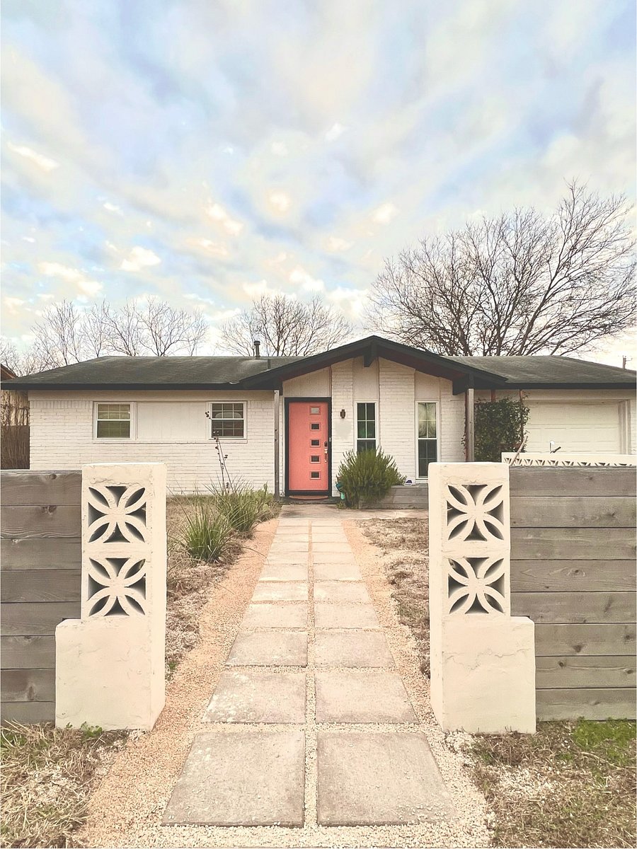 Front of the house (front yard is a work in progress, but fully usable)
