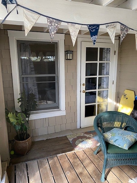 Outside door to Bedroom