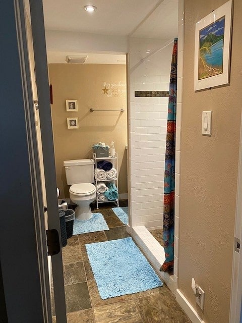 Bathroom with shower to right