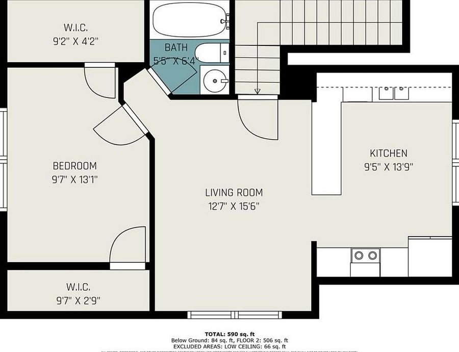 Well-Designed & Fully Furnished: This thoughtfully laid-out one-bedroom, one-bath floor plan offers stylish comfort with every space in mind.