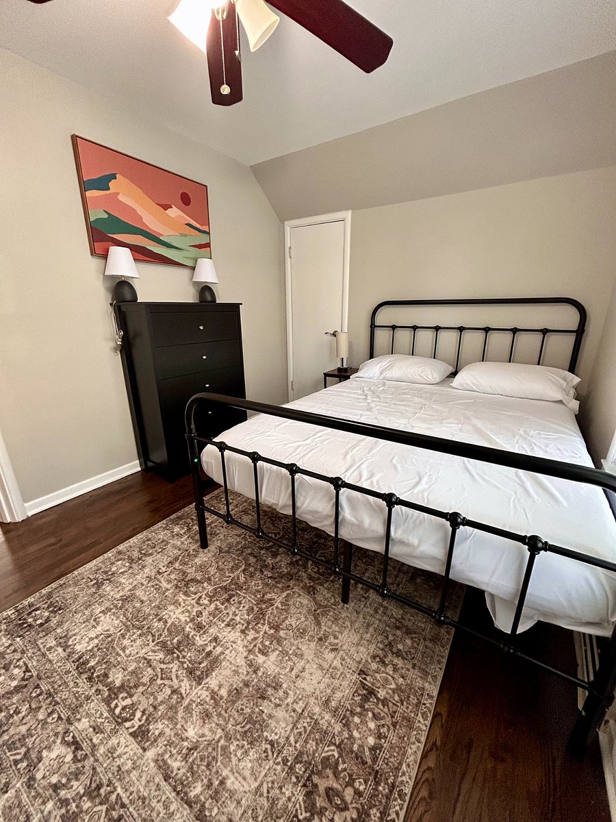 Everything in Its Place: Enjoy a calm, clutter-free space with two closets, extra dresser storage, and a comfy desk setup.