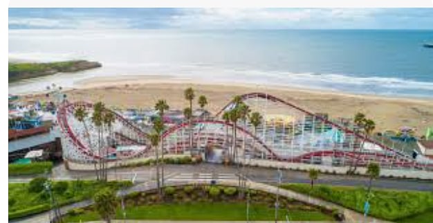 Santa Cruz Beach Boardwalk
(30 min near!)

https://beachboardwalk.com/