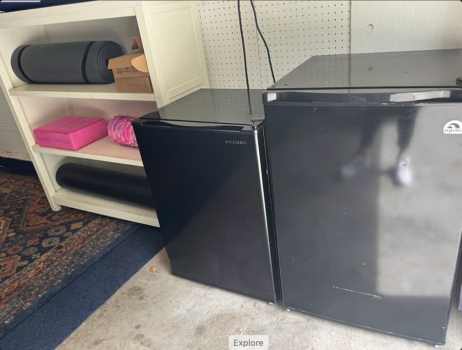 Designated Private Fridge & Freezer for your meal planning and snacks!