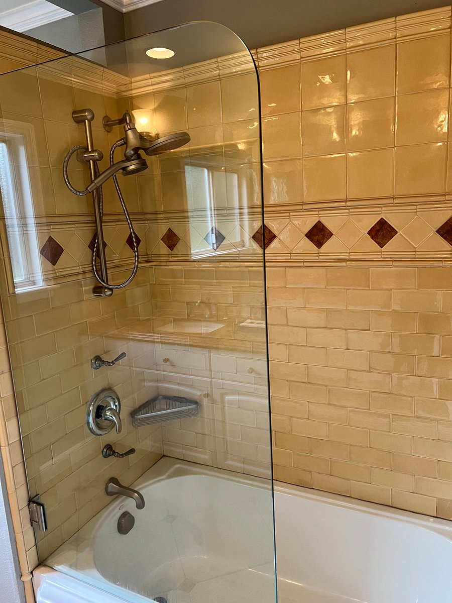 Designer Rain Shower and and Handheld dual spray.