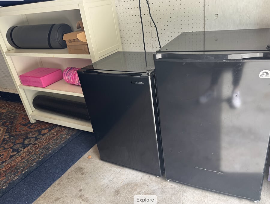 Designated Private Fridge & Freezer for your meal planning and snacks!