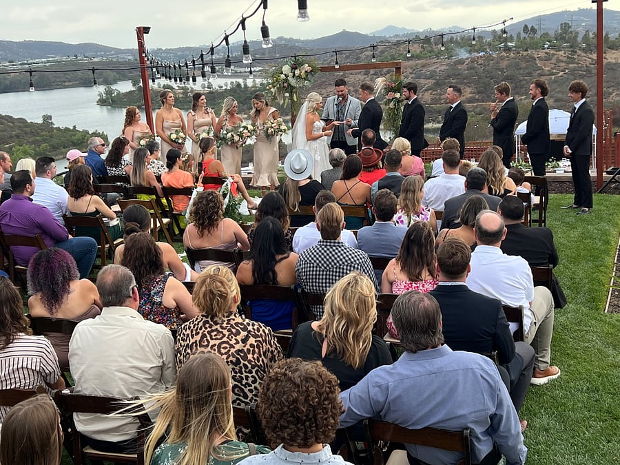 One of the many weddings we have hosted 