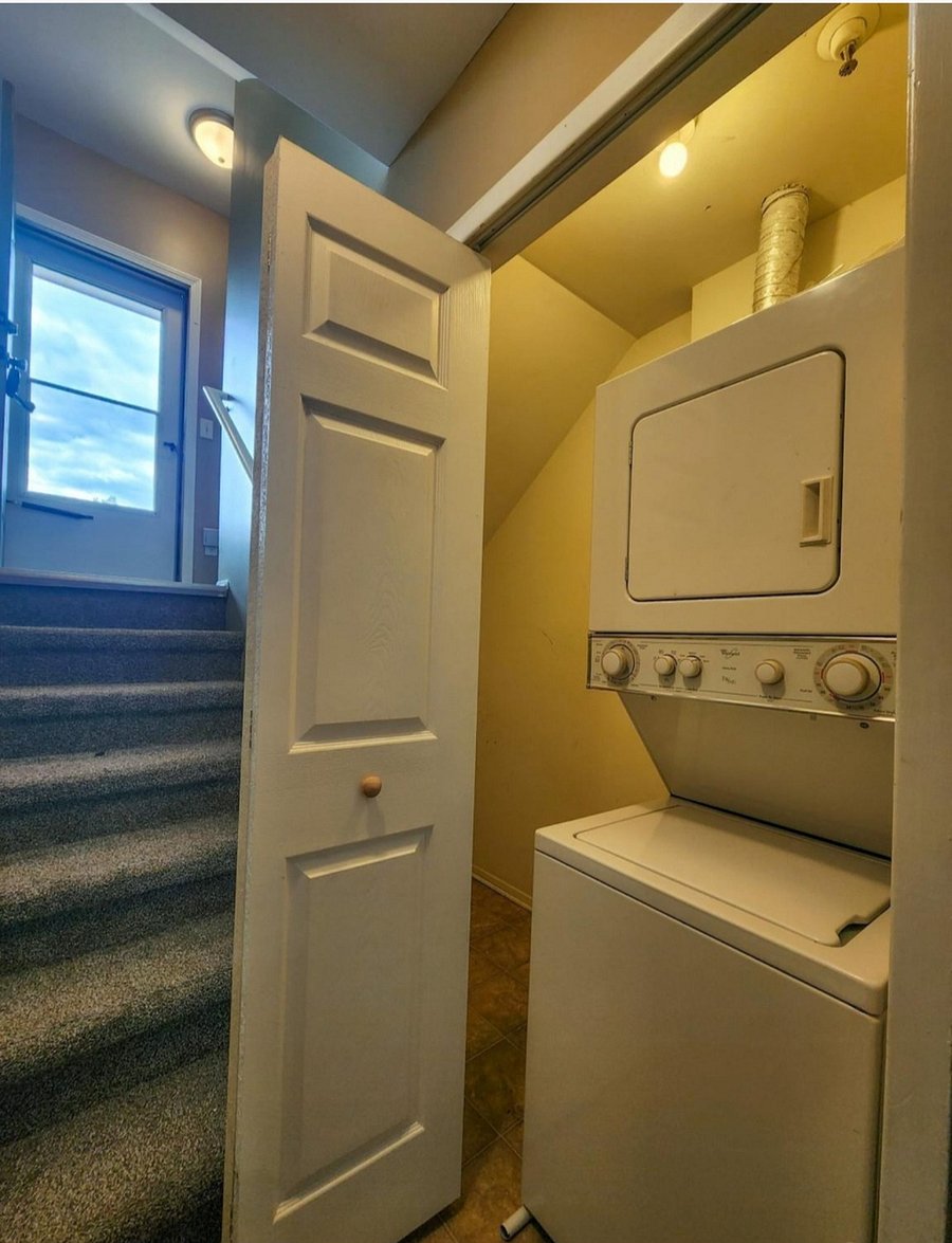 In unit washer and dryer