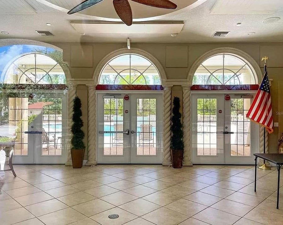 Club house entrance.