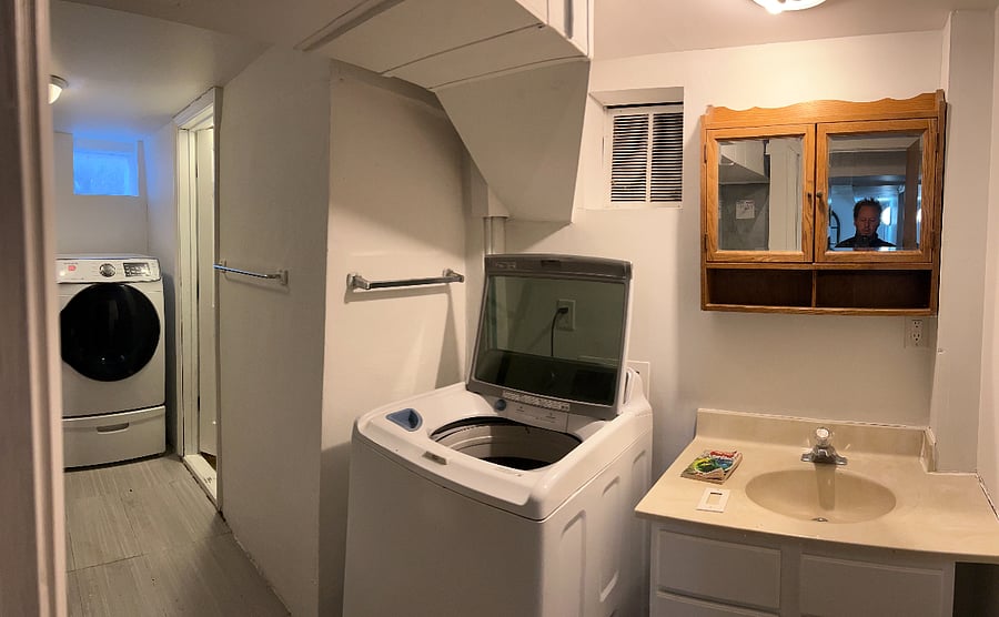 Large Capacity Washer/Dryer In Unit.