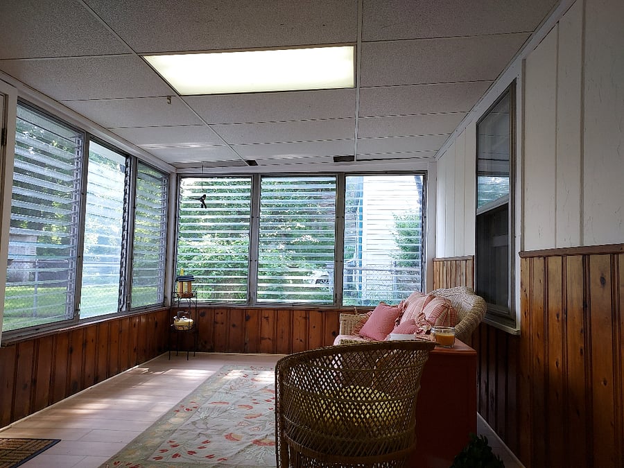 Rear sunroom of the dining area