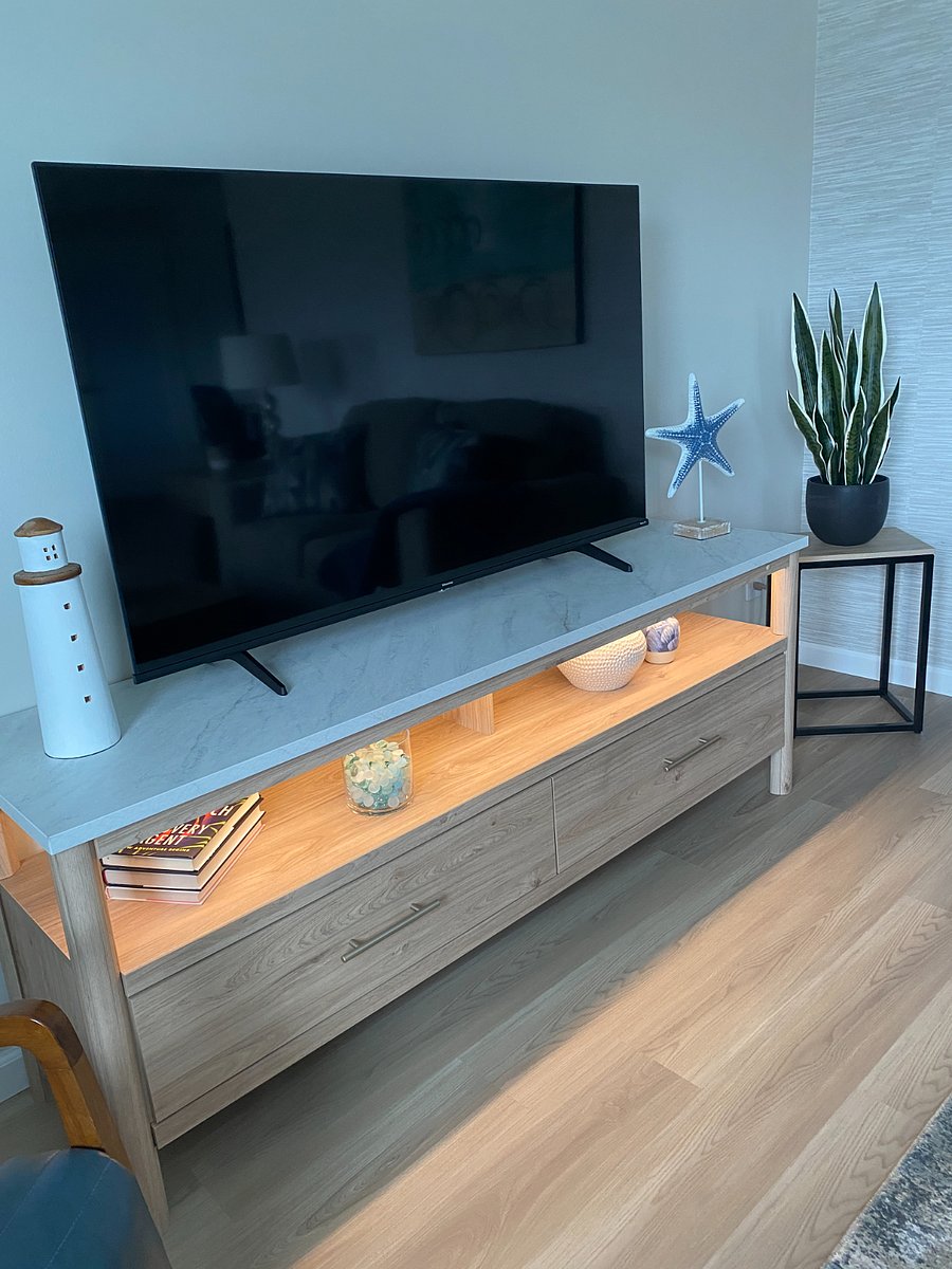 Lighted Entertainment Center