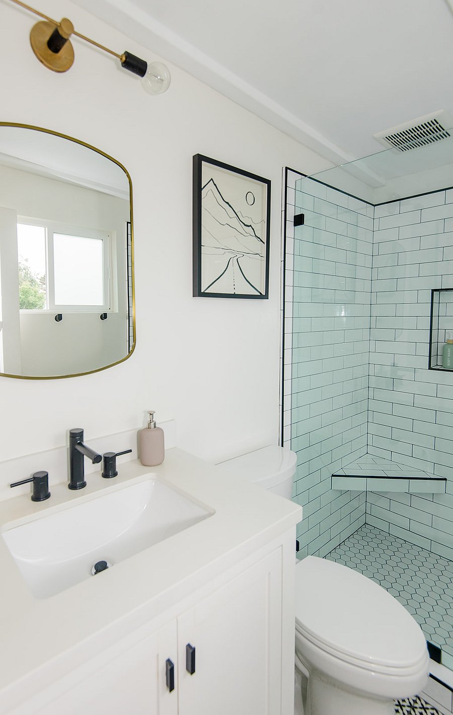 Bathroom #1 - located next to the master bedroom.