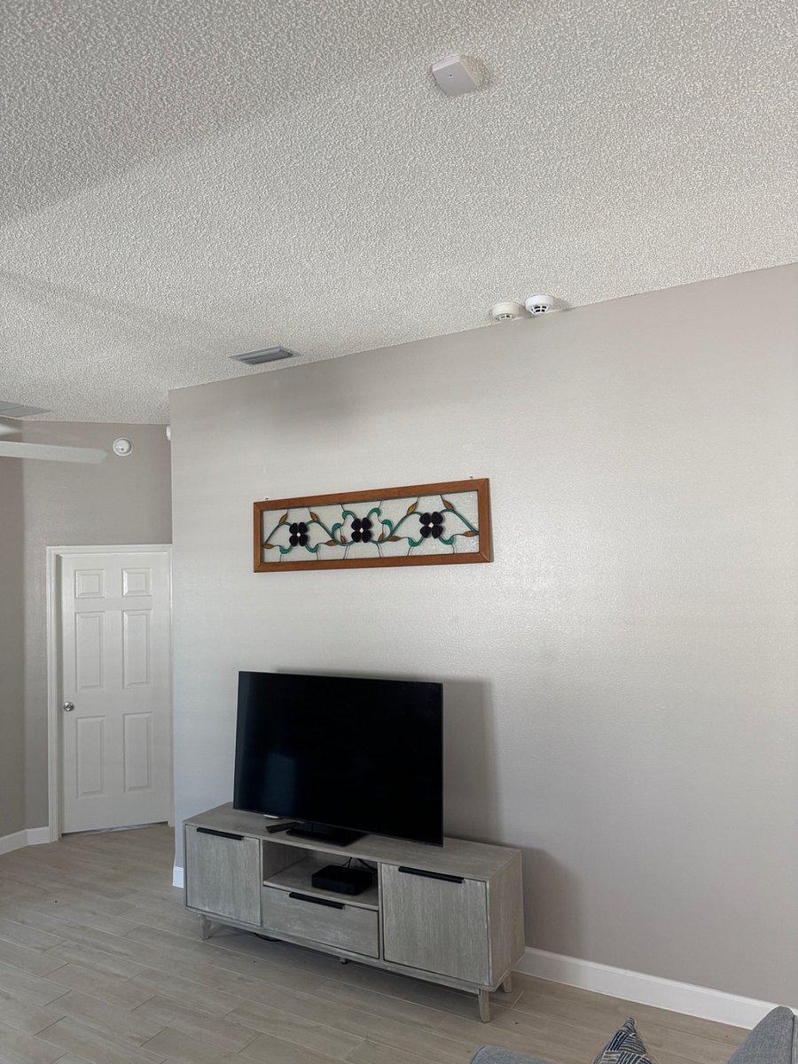 Large TV and high speed Wi-Fi provided