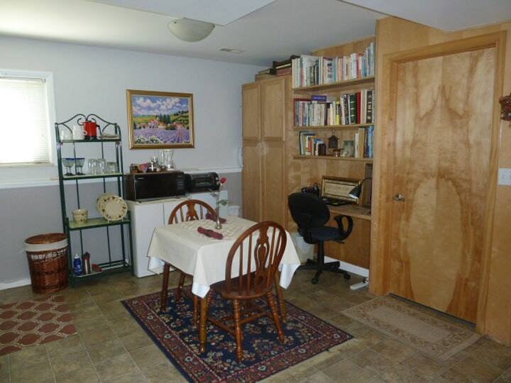 Kitchenette, Dining Area and Office