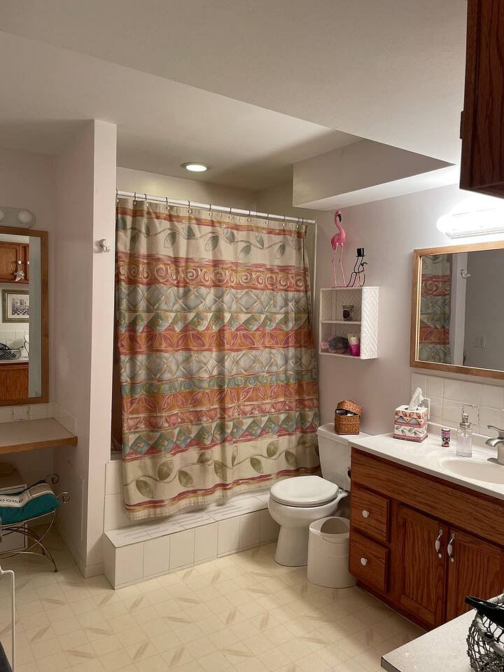 Spacious and private bath