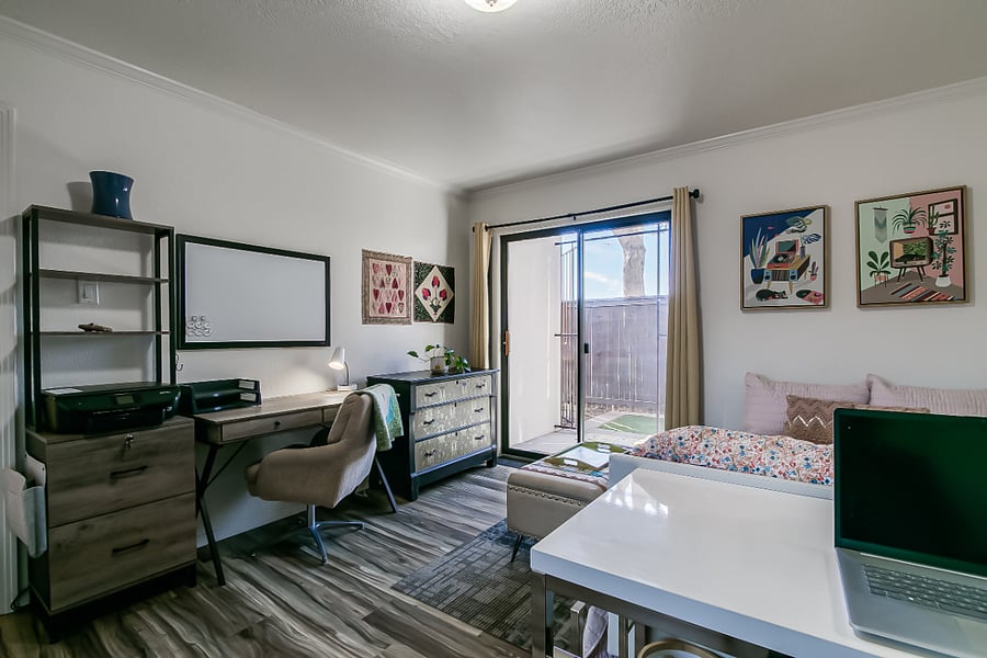 Two desks/workstations