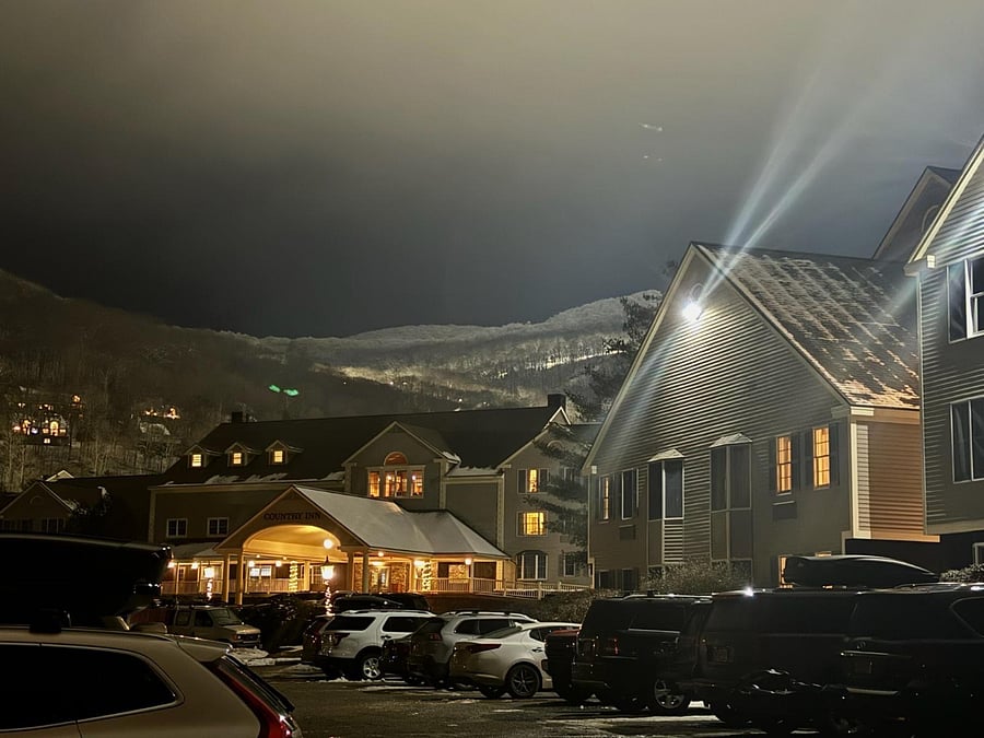 Evening Views of the Country Inn.