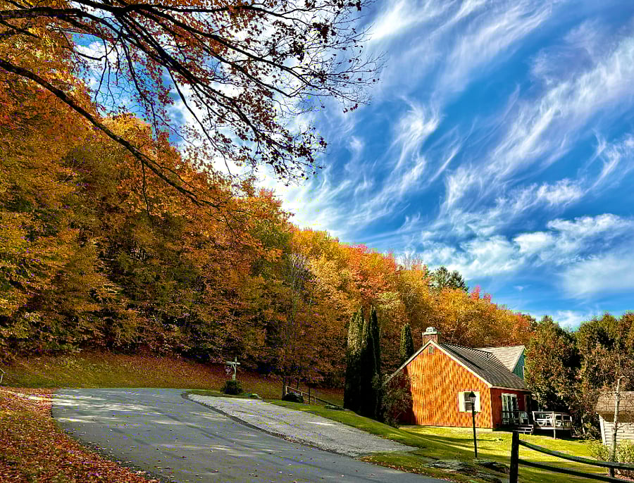 Stunning Fall Colors Right Outside your unit.