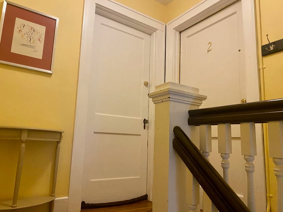 Interior entry-way to apartment